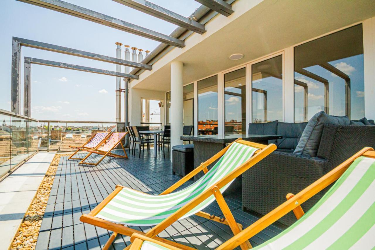 Luxury Apartment With Balcony In Downtown Budapeşte Dış mekan fotoğraf