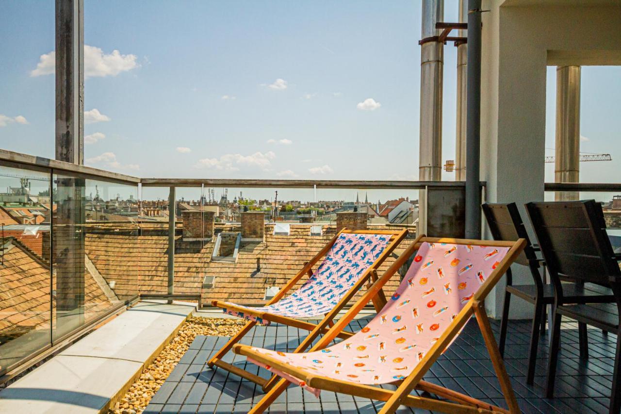 Luxury Apartment With Balcony In Downtown Budapeşte Dış mekan fotoğraf