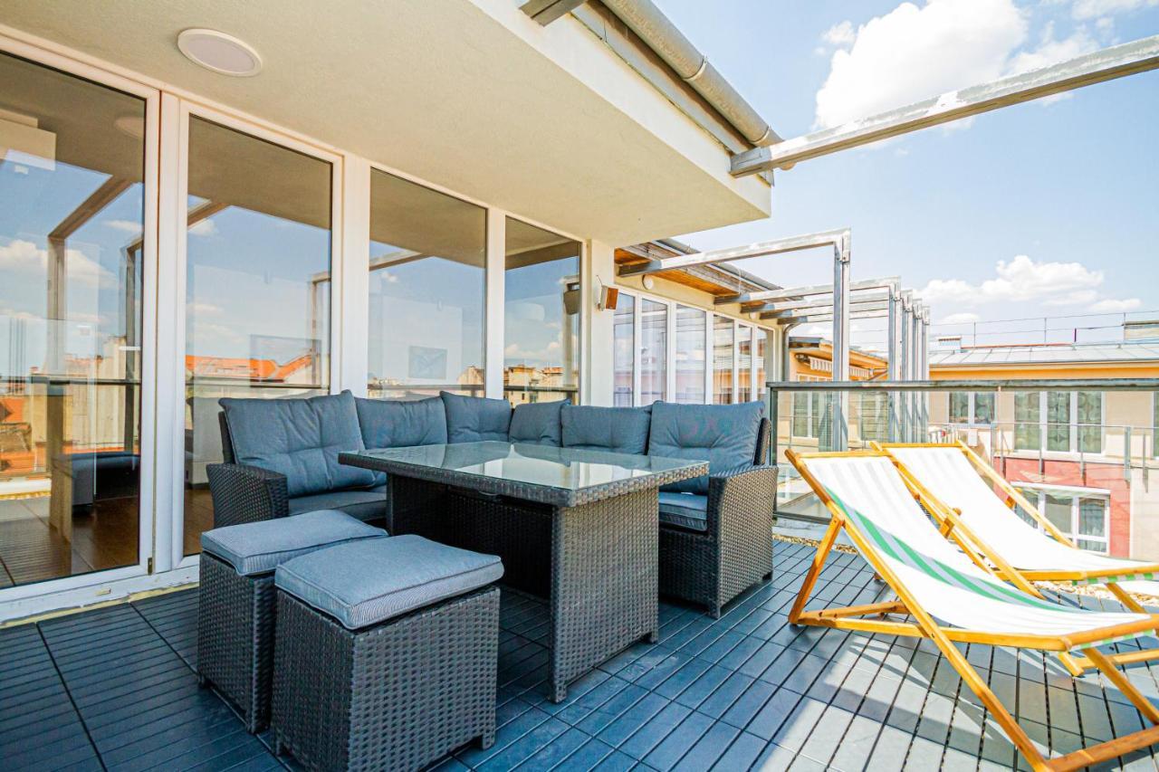 Luxury Apartment With Balcony In Downtown Budapeşte Dış mekan fotoğraf